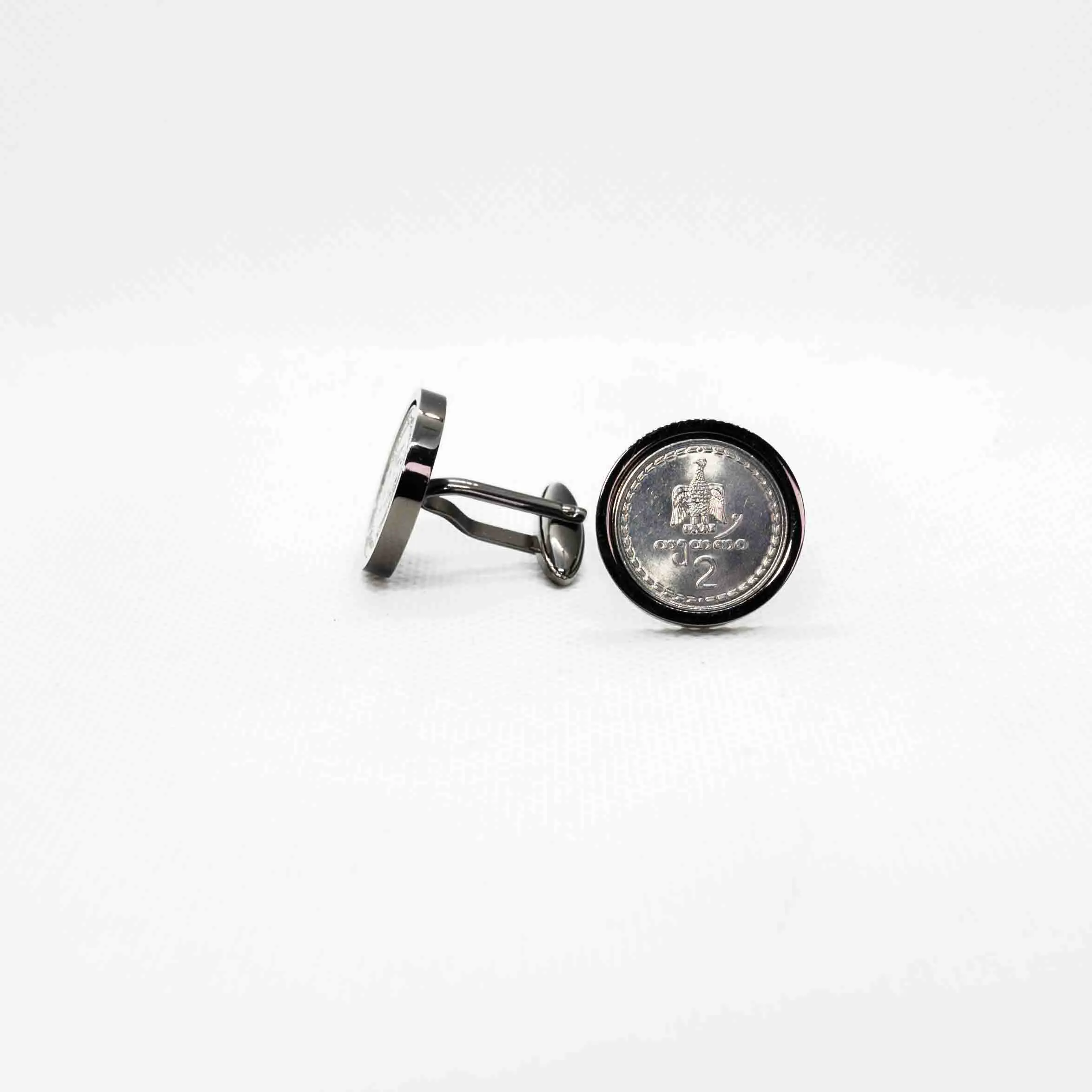 Georgia 2 Tetri Coin Cufflinks