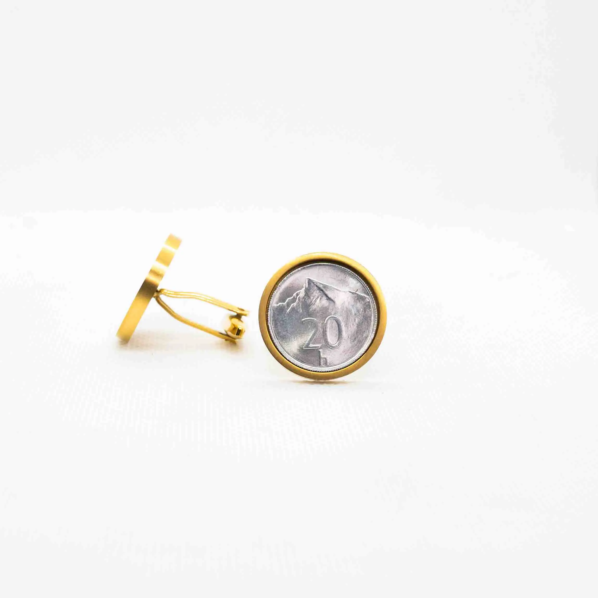 Slovakia 20 Halierov  Coin Cufflinks