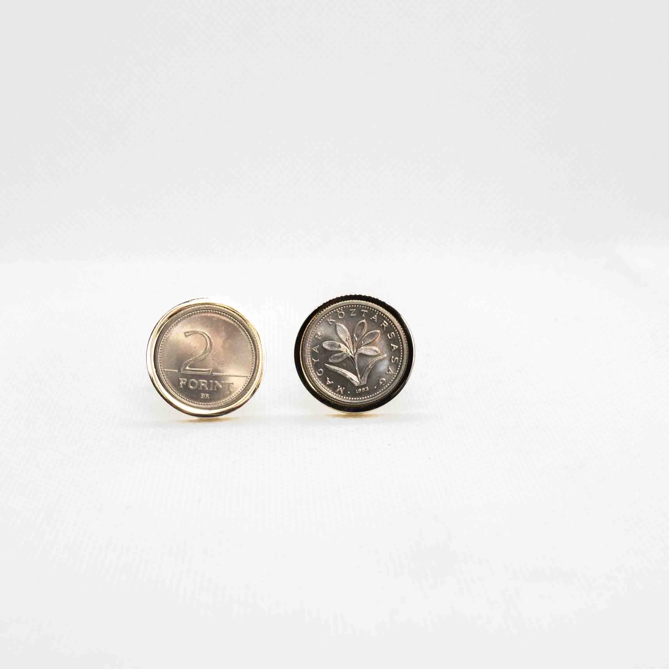 Hungary 2 Forint Coin Cufflinks