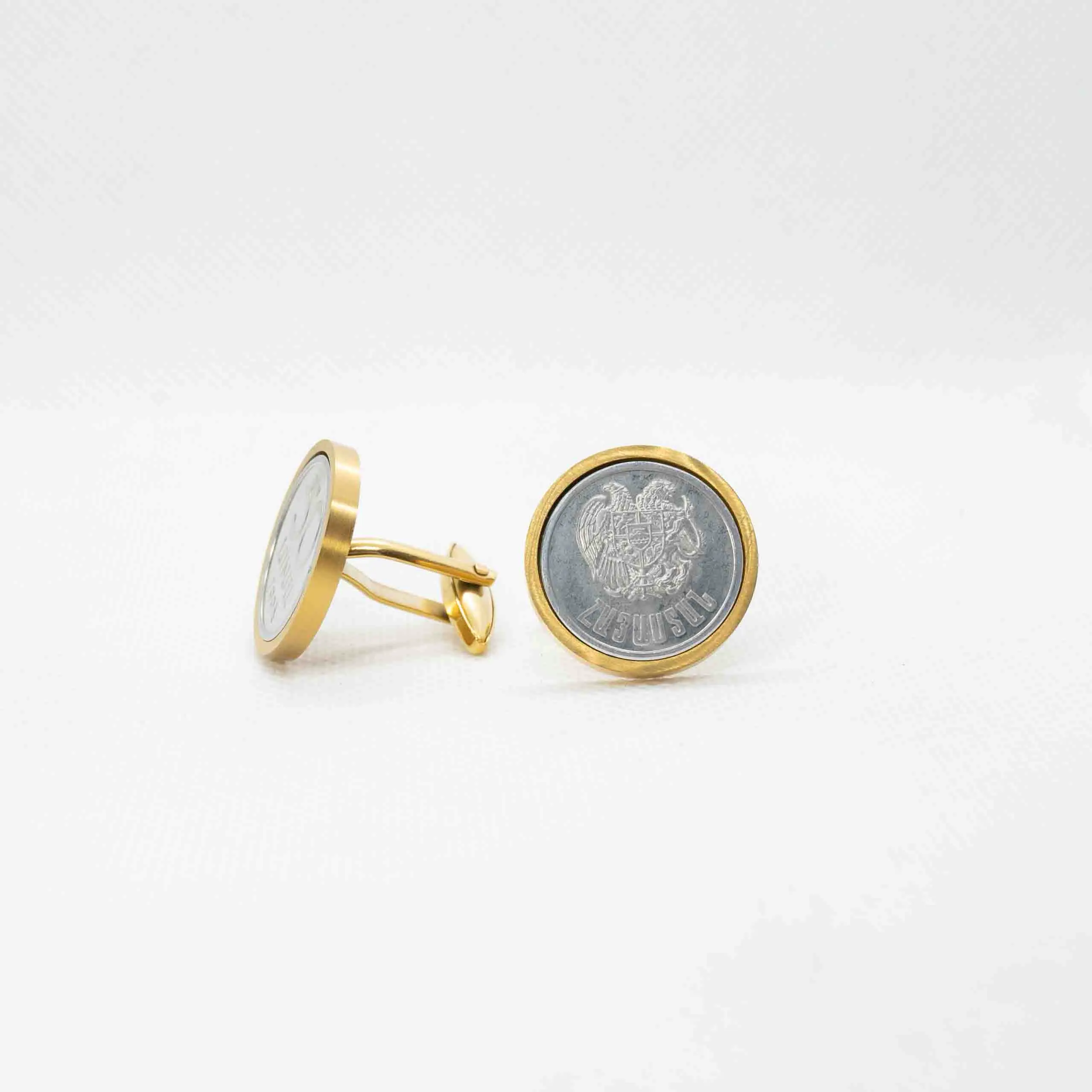 Armenia 50 Luma Coin Cufflinks