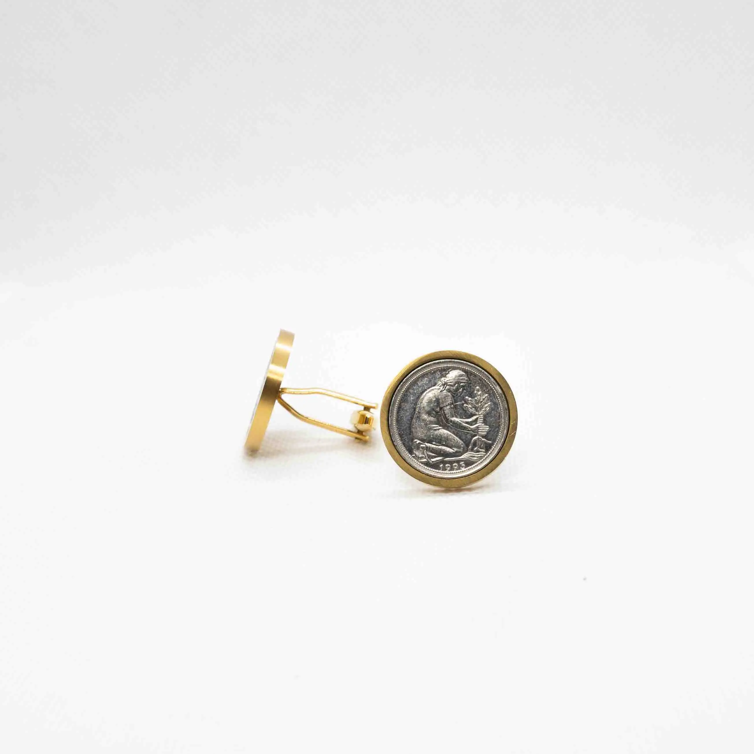Germany 50 Pfennig Deutsche Mark Cufflinks