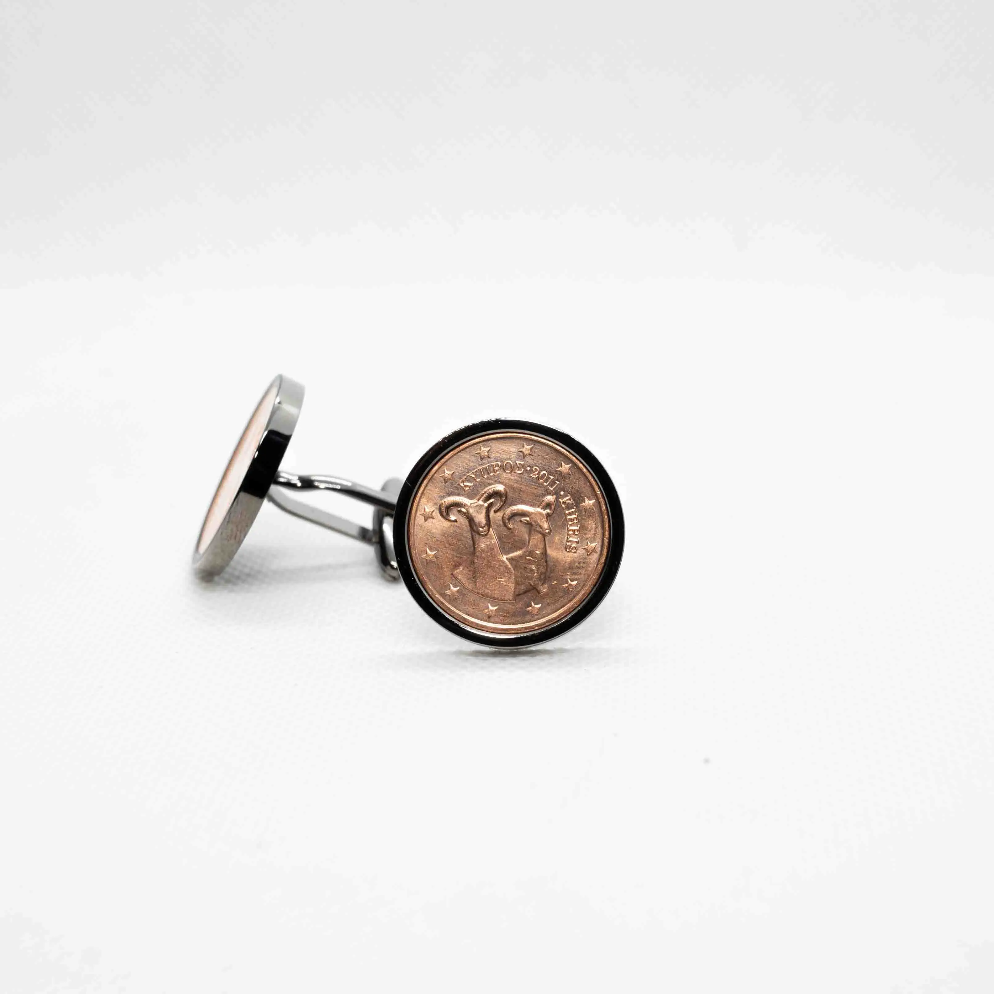 Cyprus 5 Cent Cufflinks