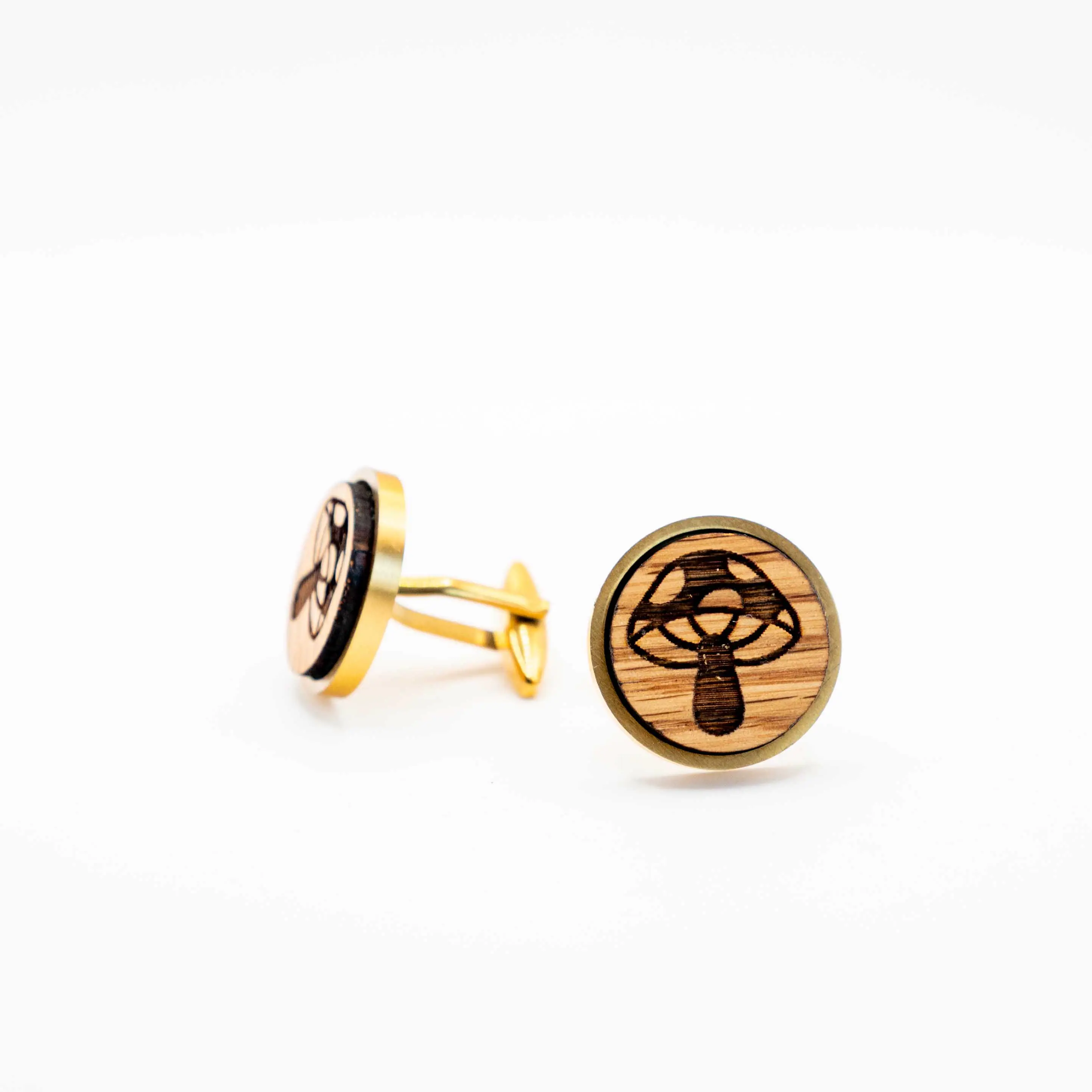 Toadstool Mushrooms Cufflinks