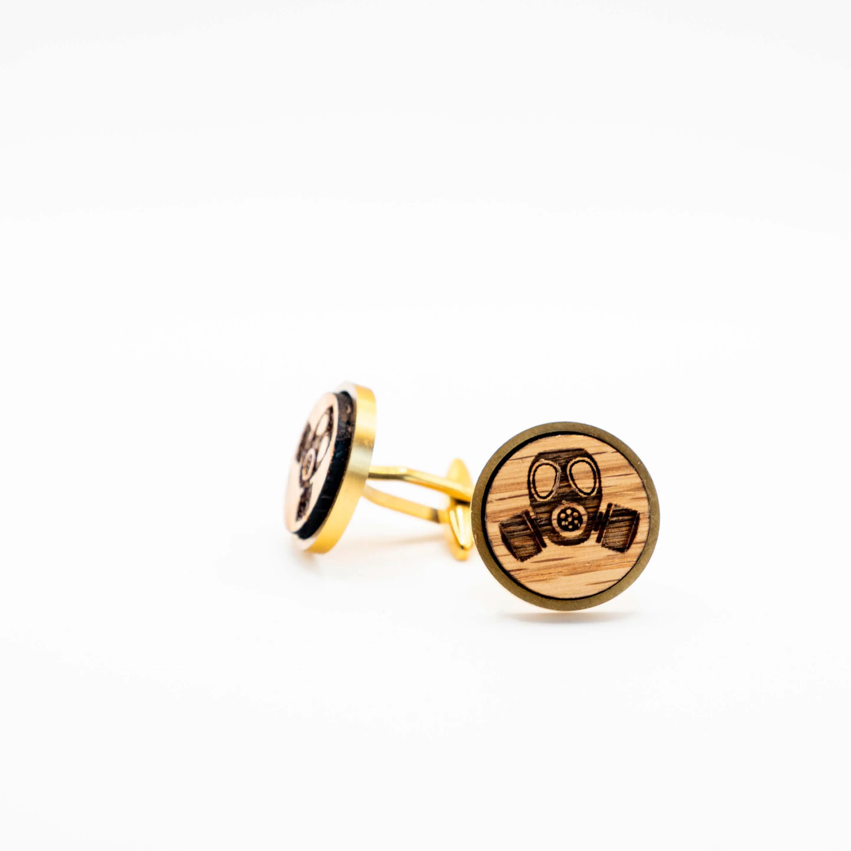 Gas Mask Cufflinks
