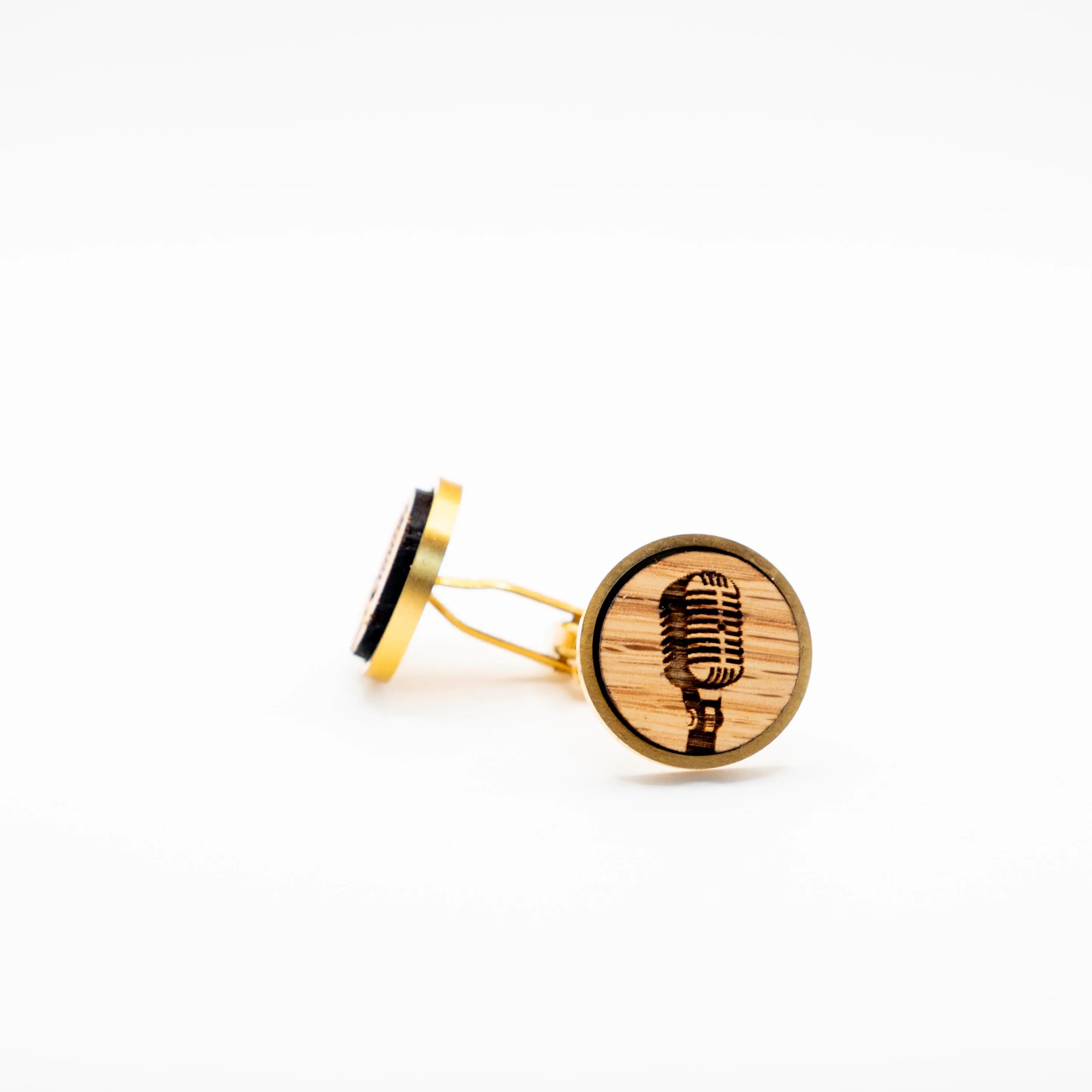 Microphone Cufflinks