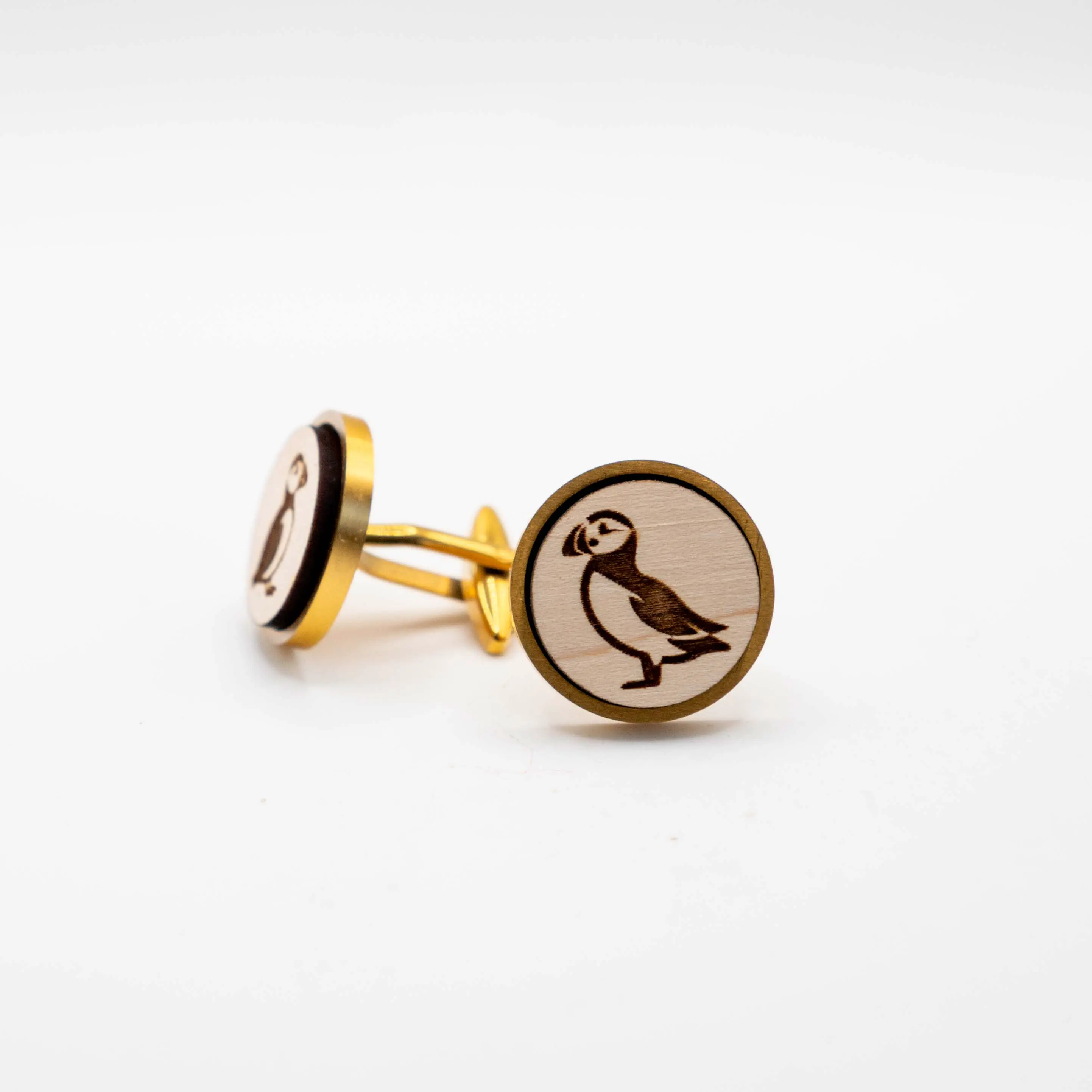 Puffins Birds Cufflinks