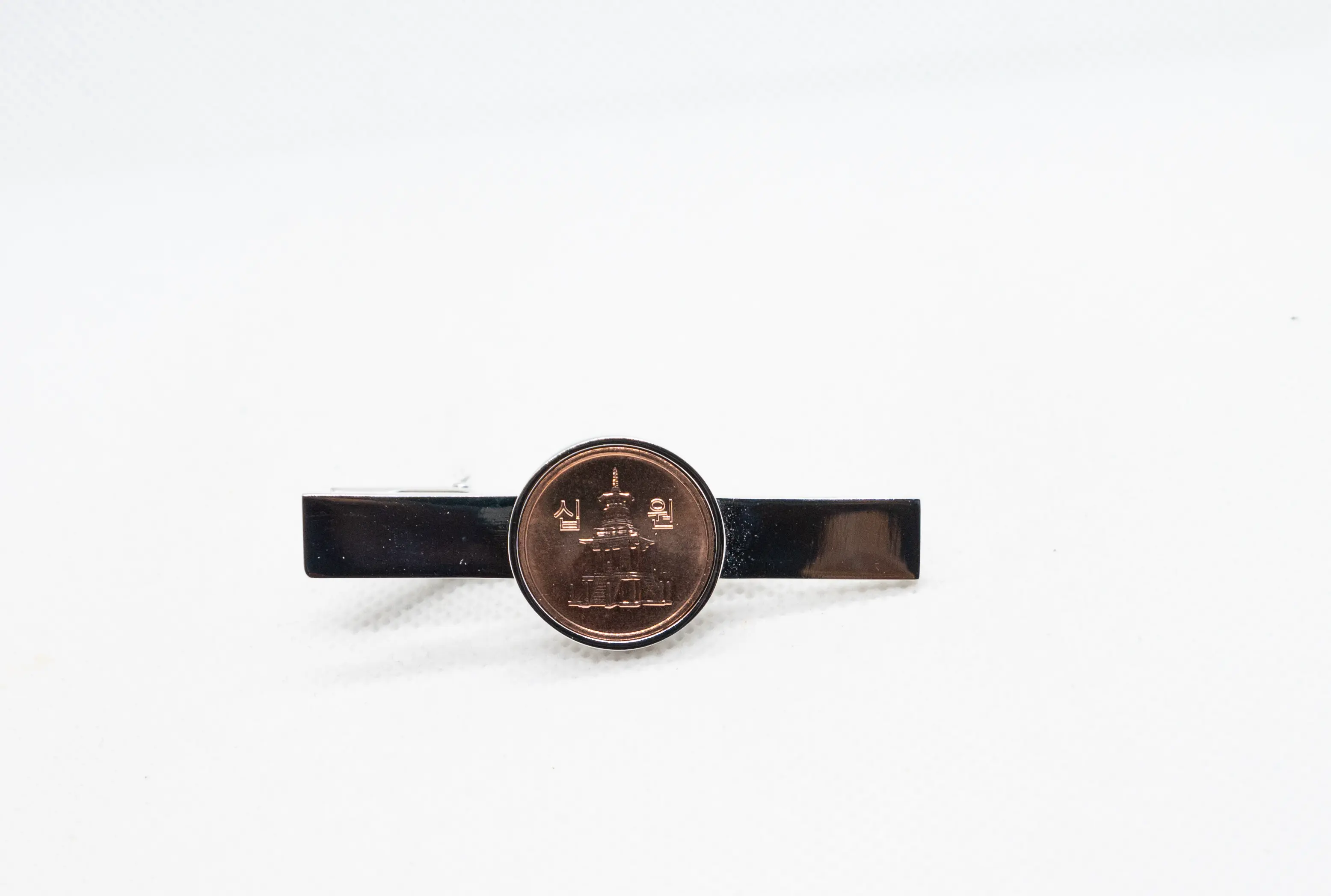 South Korea 10 Won Tie Clips