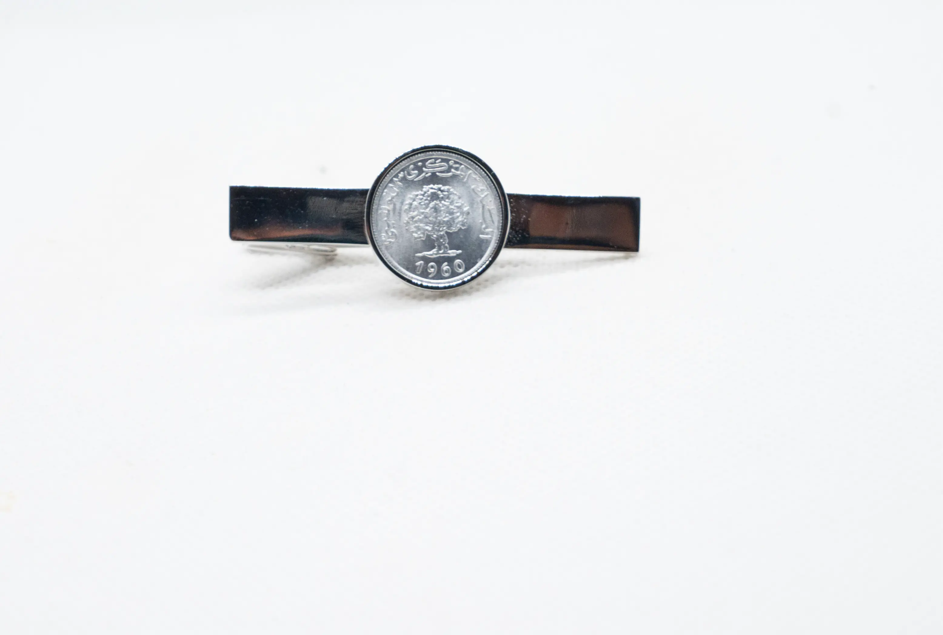 Tunisia 1 Millieme Tie Clips