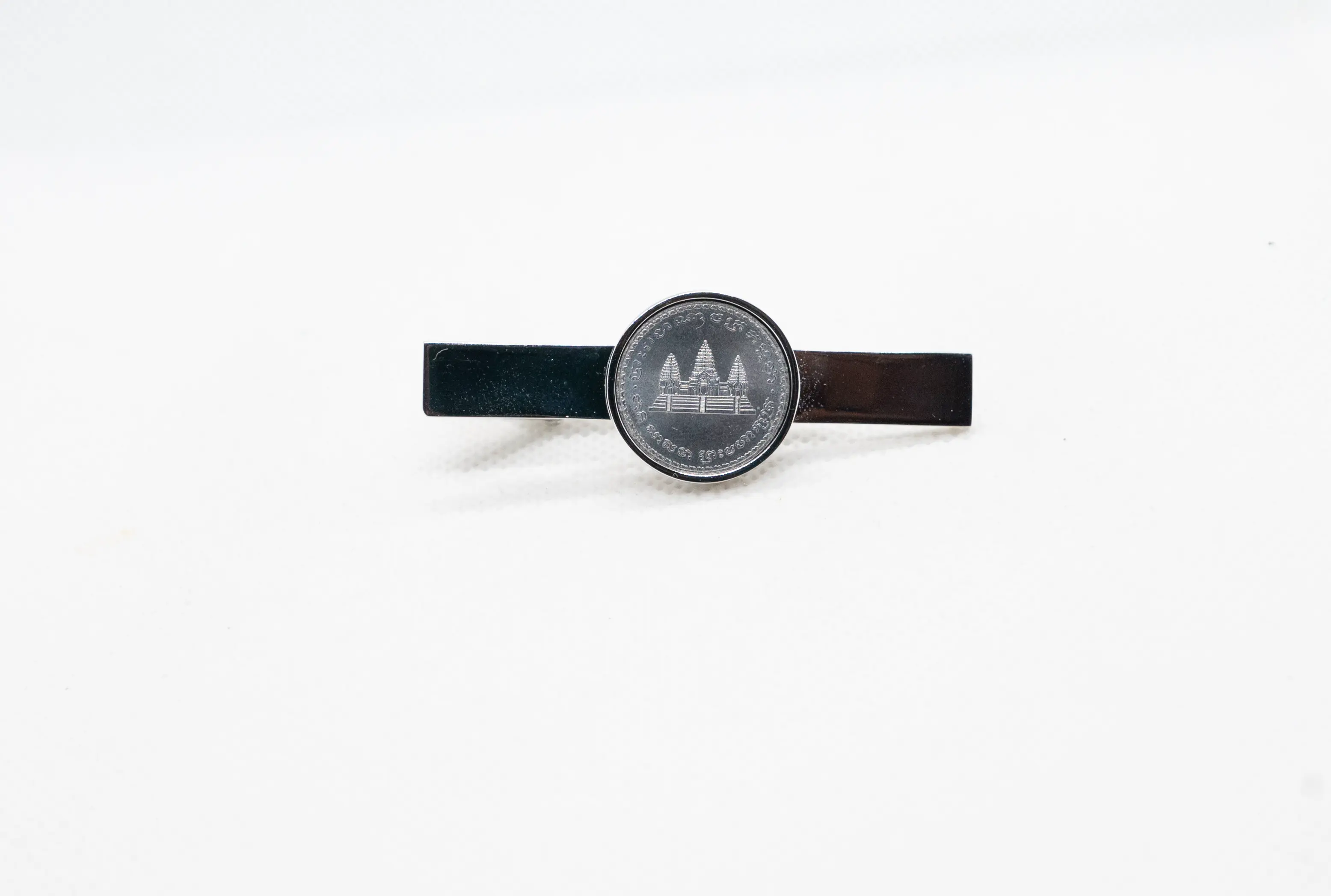 Cambodia 100 Riels- Norodom Sihanouk Tie Clips