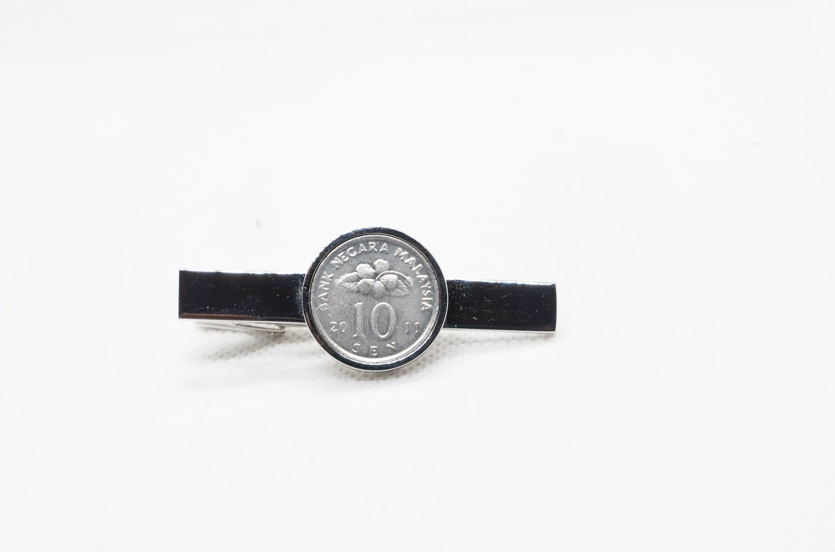 Malaysia 10 Sen Tie Clips