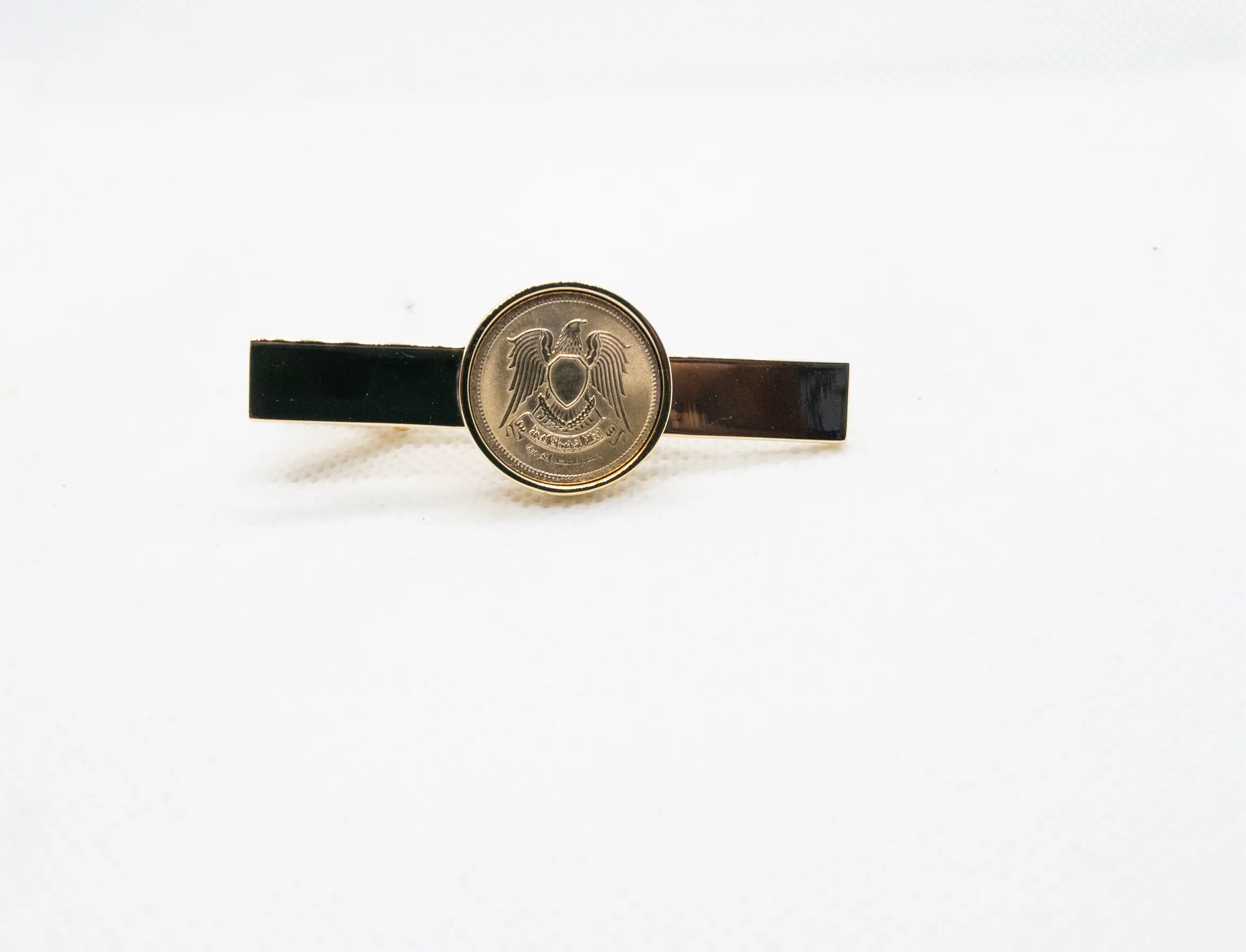 Egypt 5 Milliemes Tie Clips