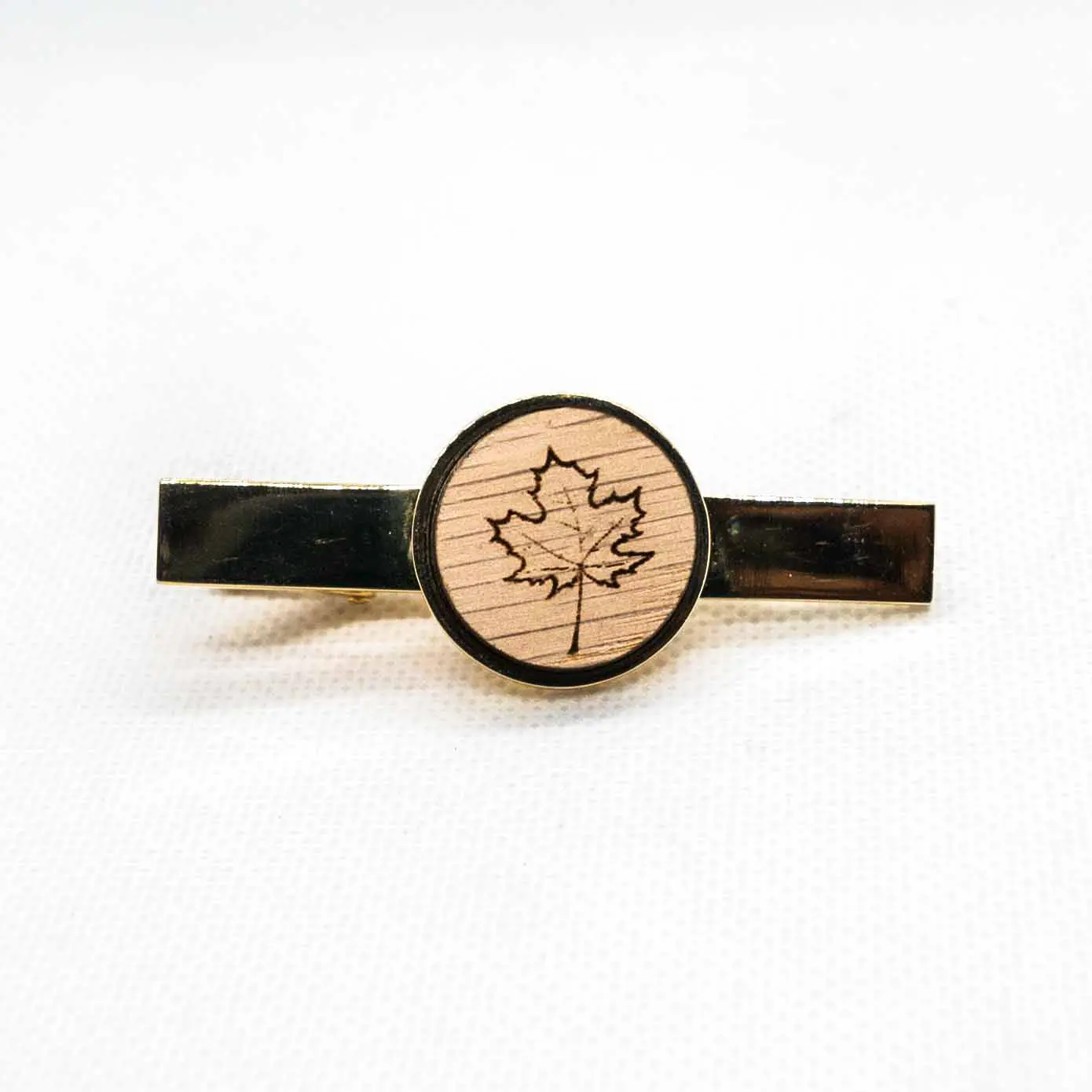 Maple Leaf Tie Clips