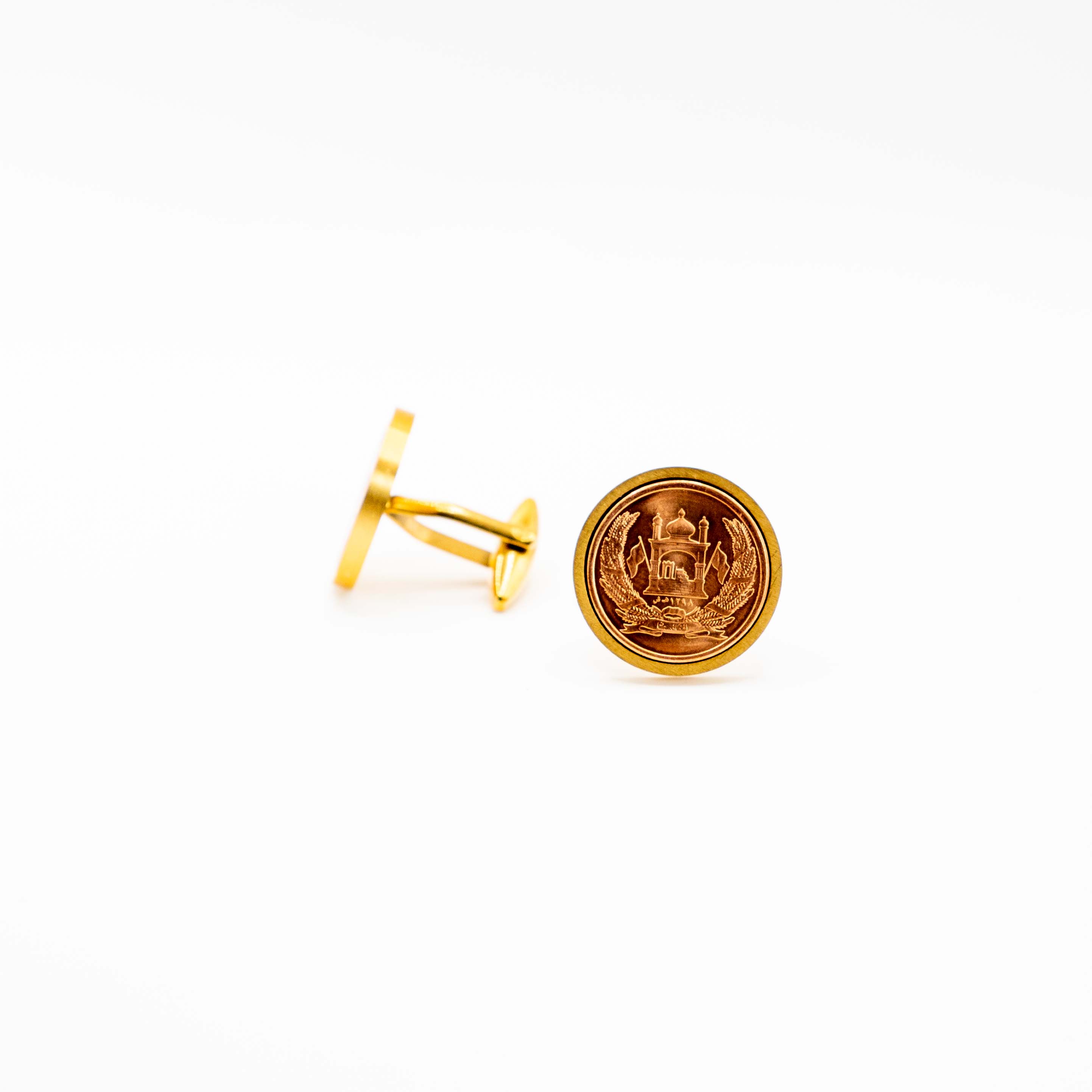 Afghanistan 1 Afghani Cufflinks