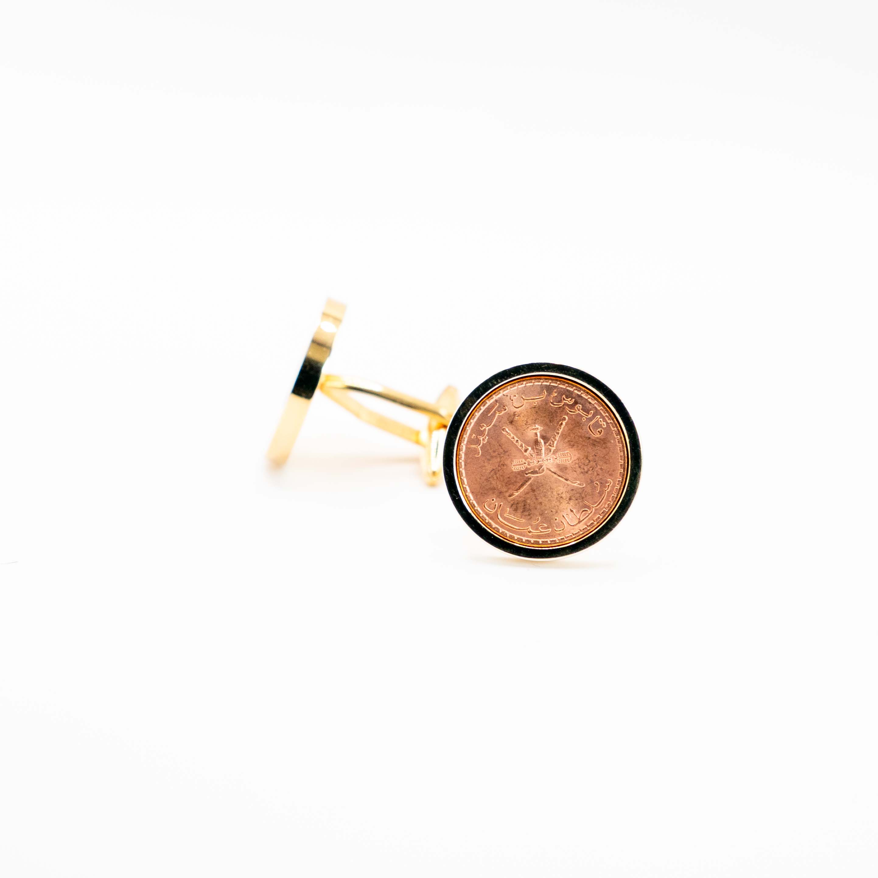 Oman 5 Baisa - Qaboos Cufflinks