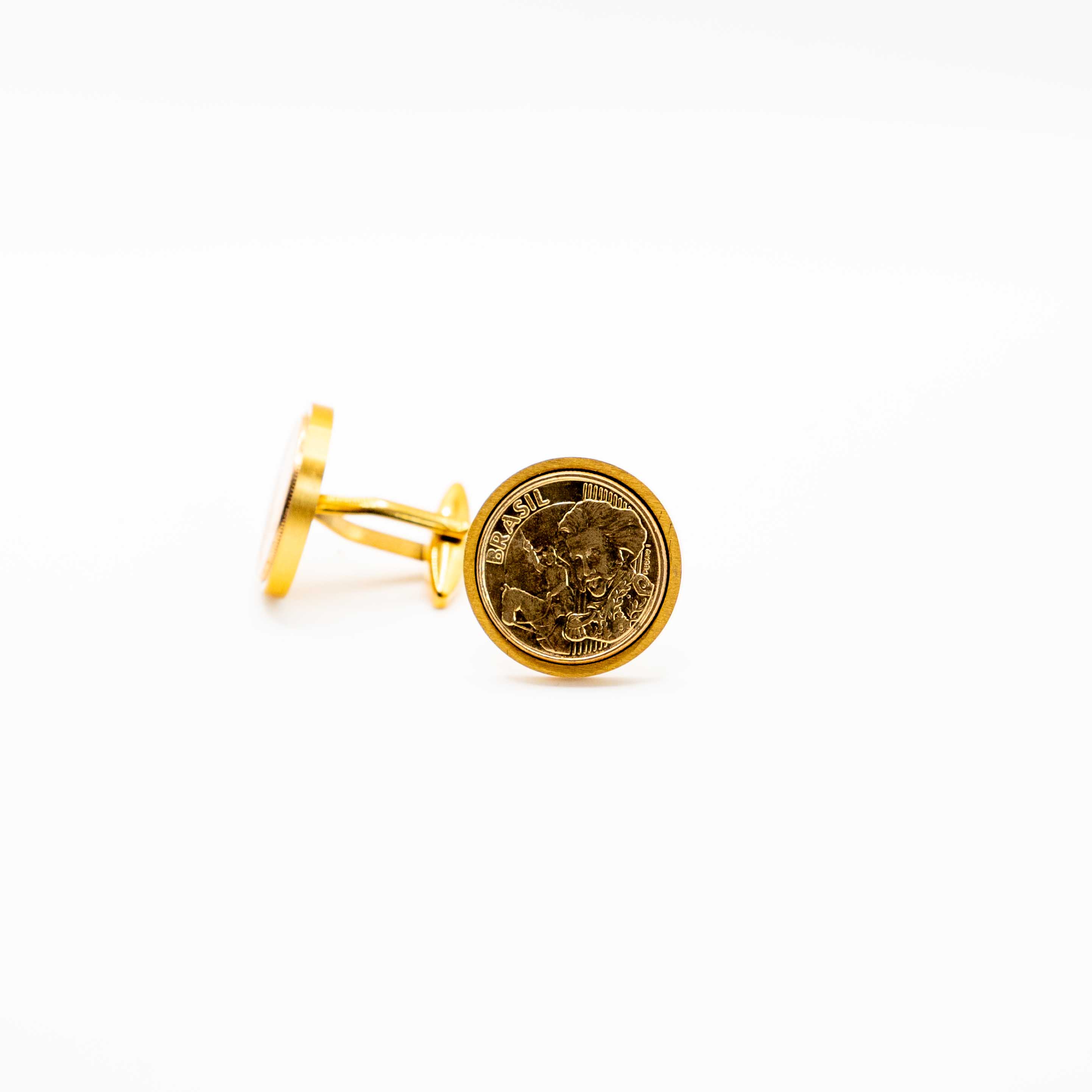 Brasil 10 Centavos Cufflink
