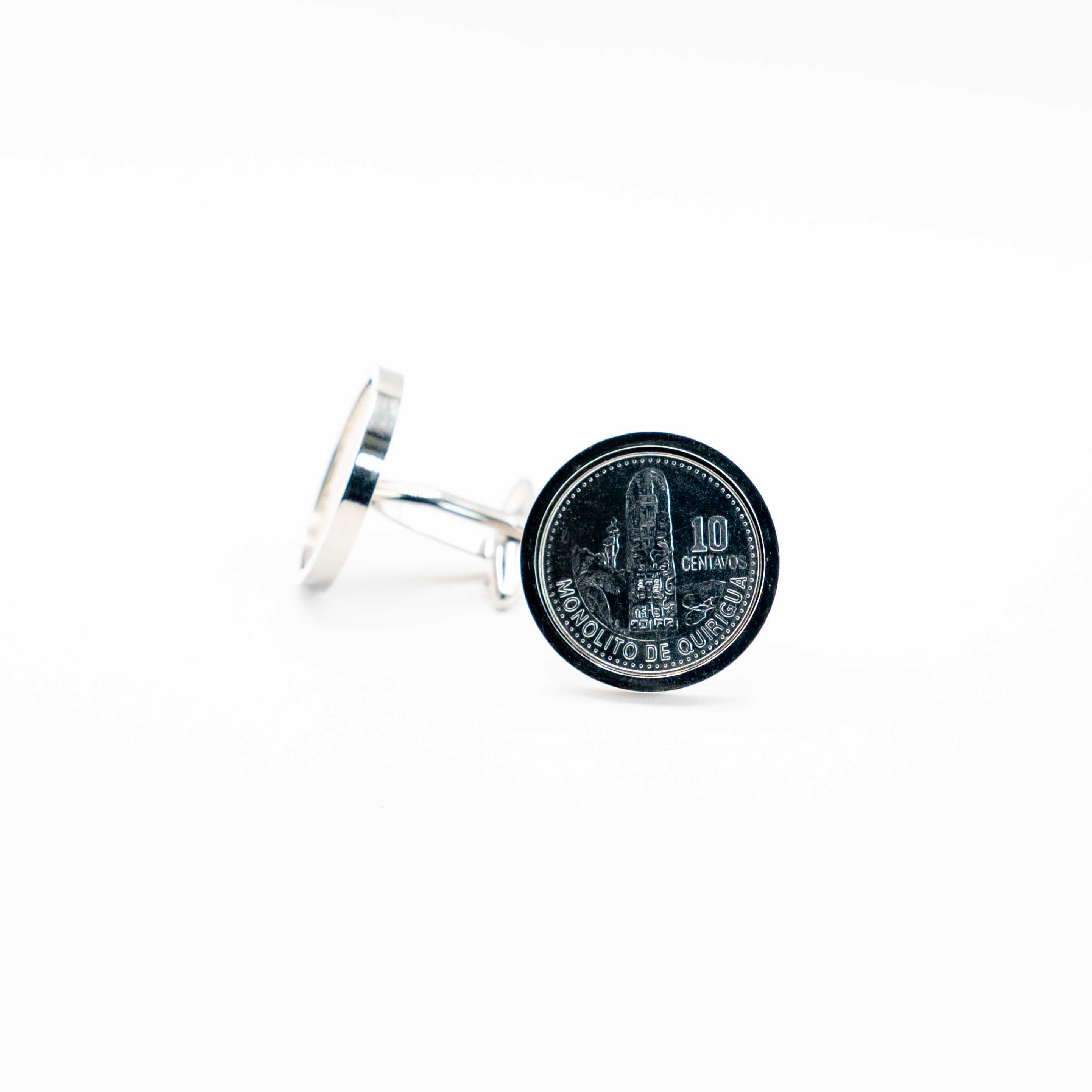 Guatemala 10 Centavos Coin Cufflinks