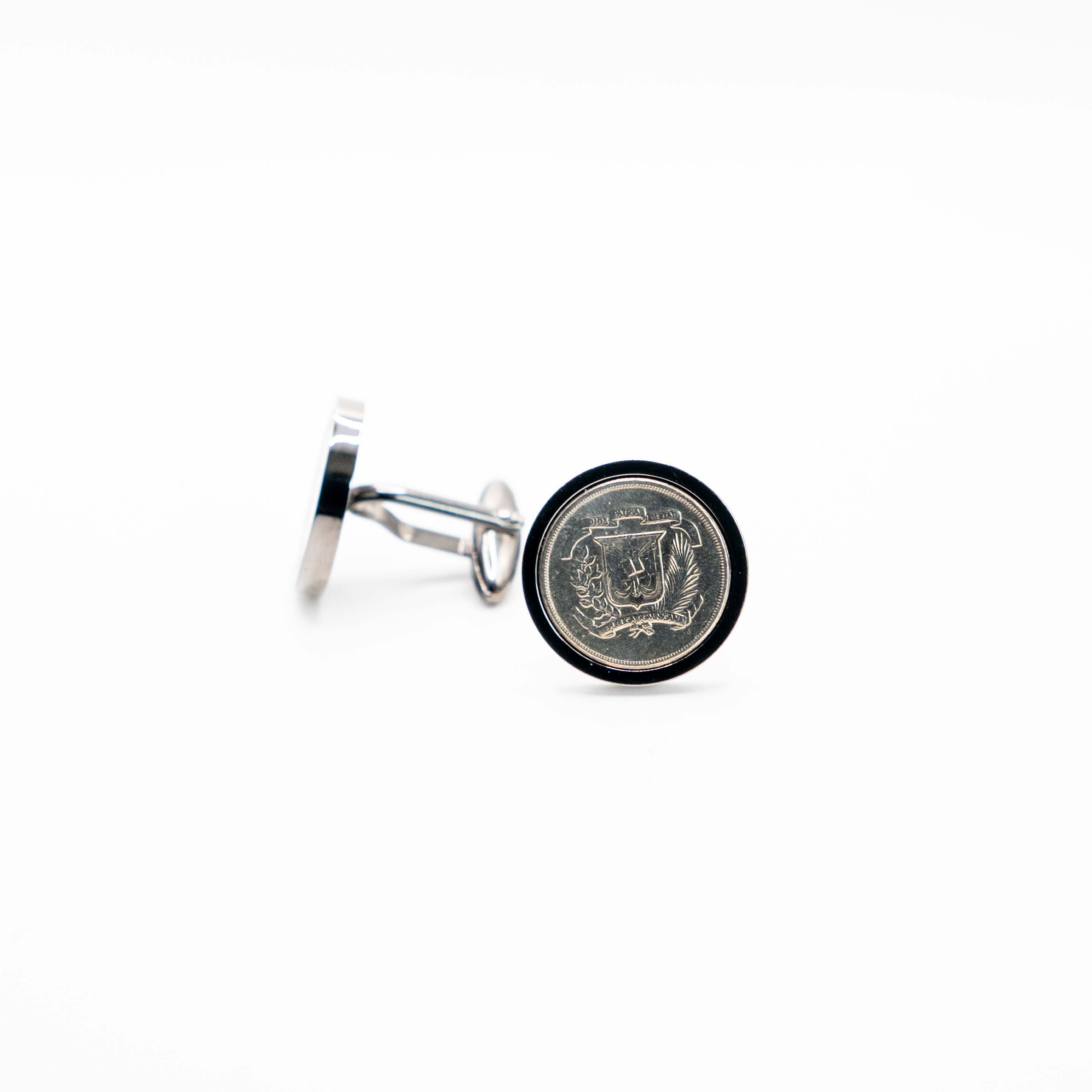 Dominican Republic 10 Centavos Cufflinks