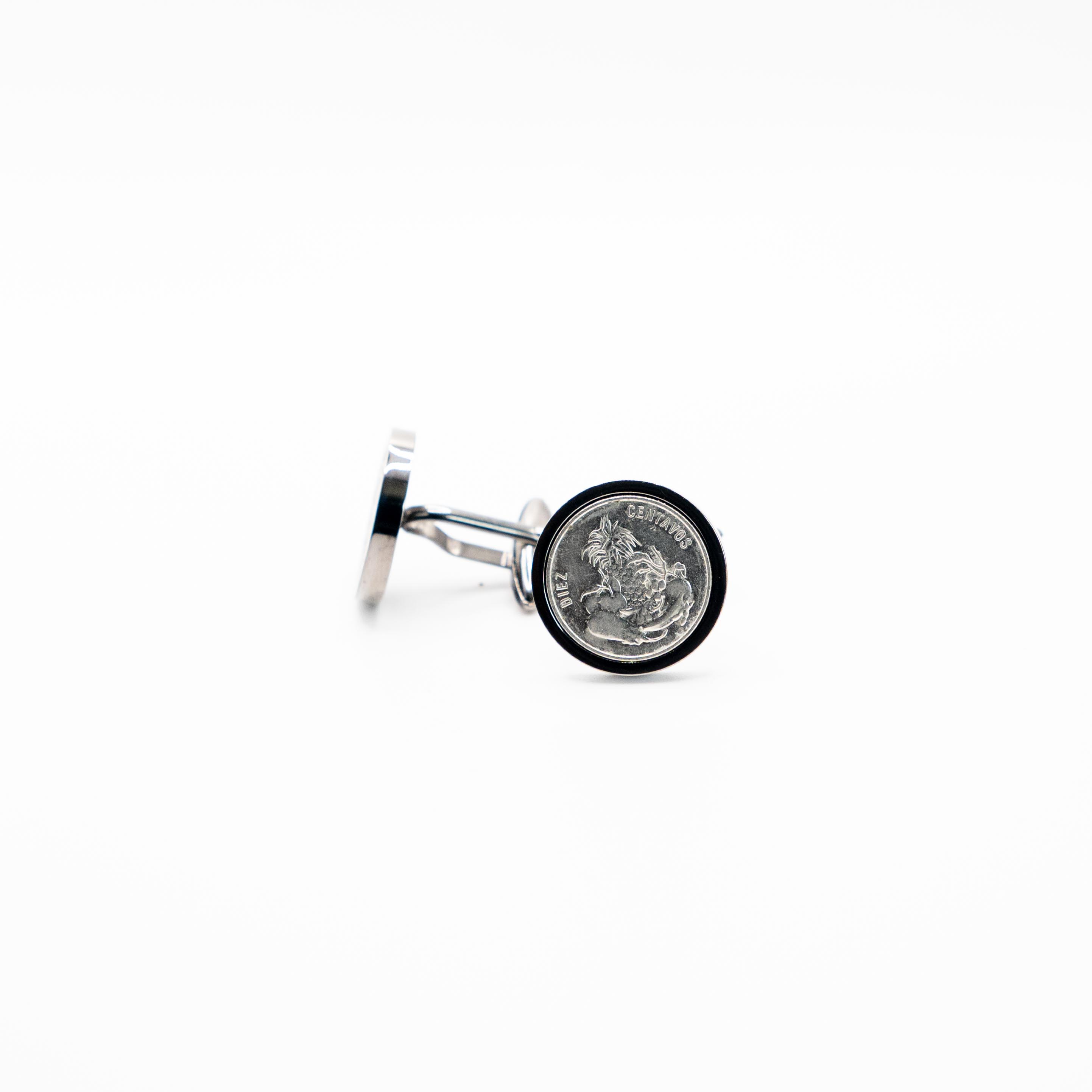 Dominican Republic 10 Centavos Duarte Cufflinks