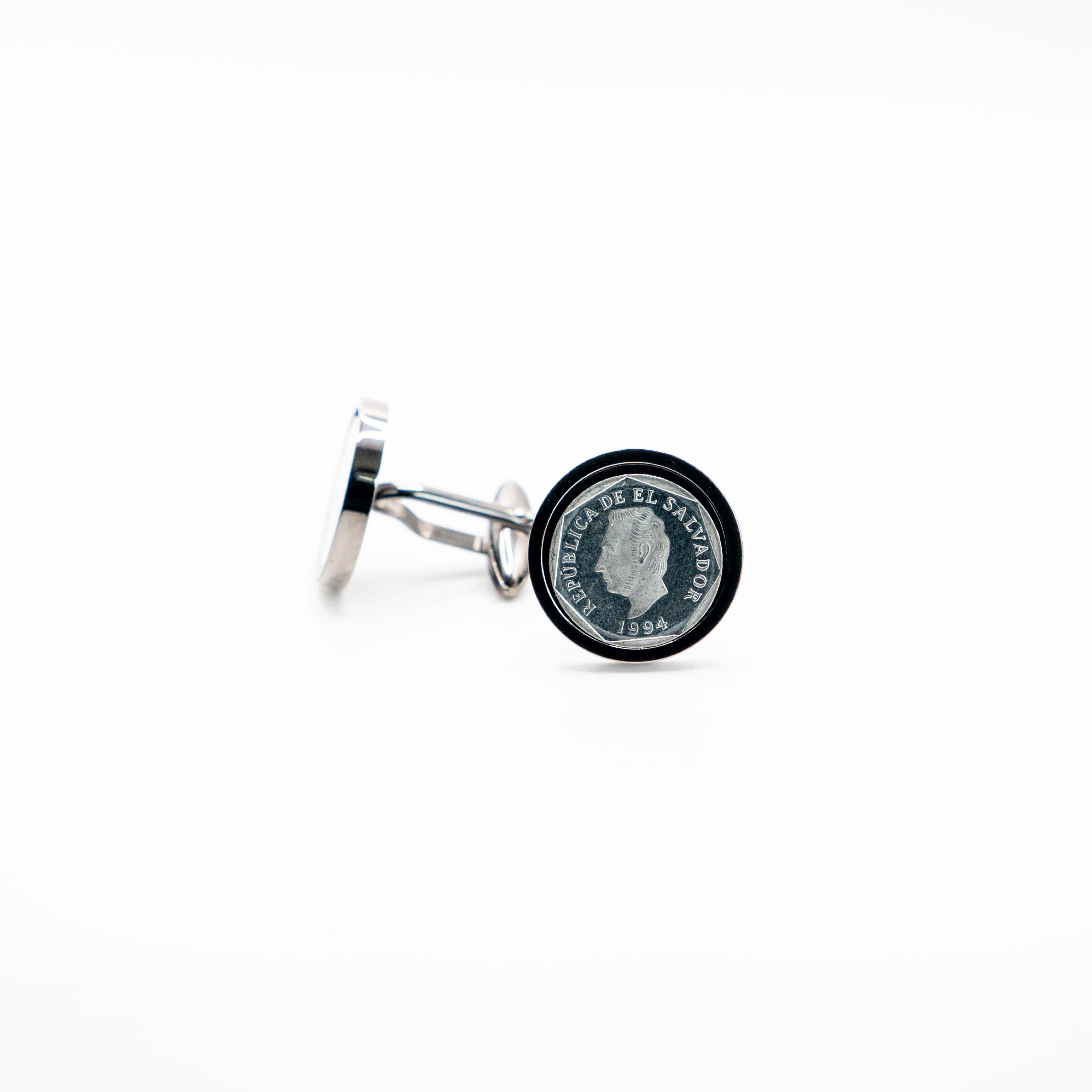 El Salvador 5 Centavos Cufflinks