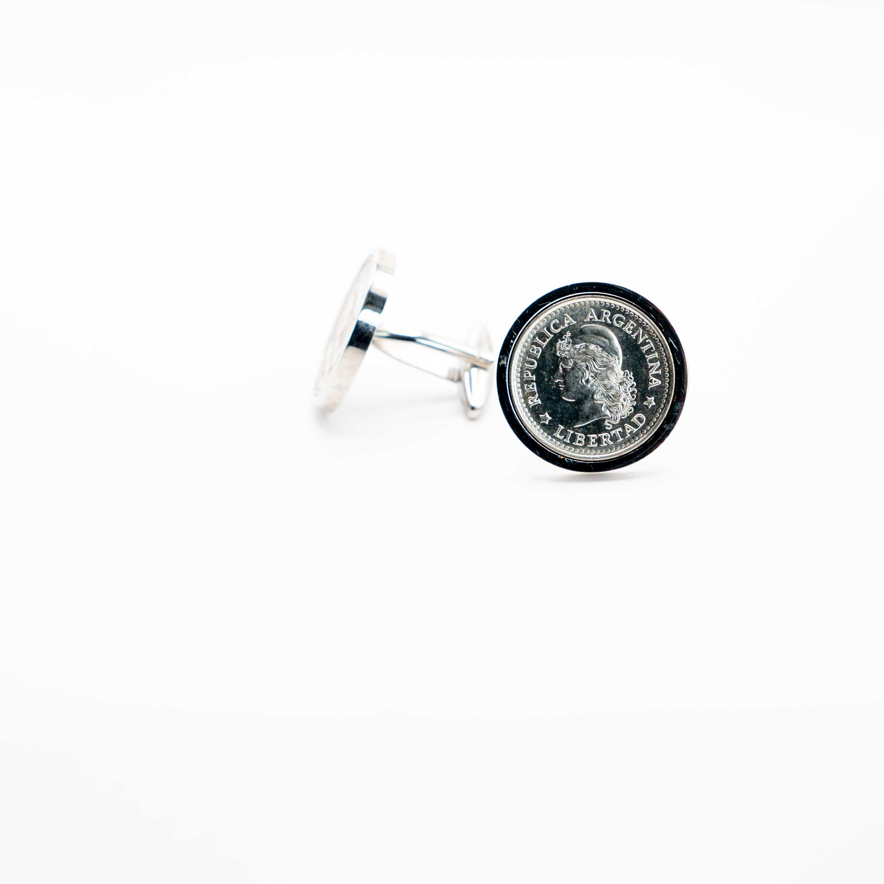 Argentina 20 Centavos Coin Cufflinks