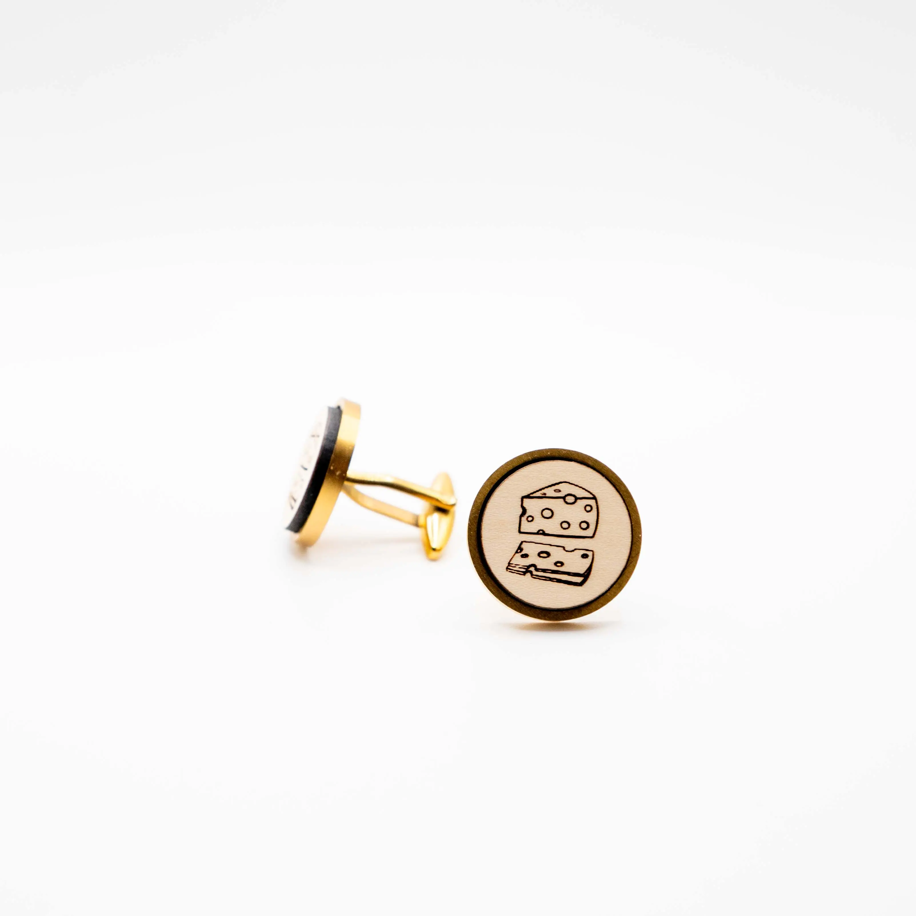 Cheese Cufflinks