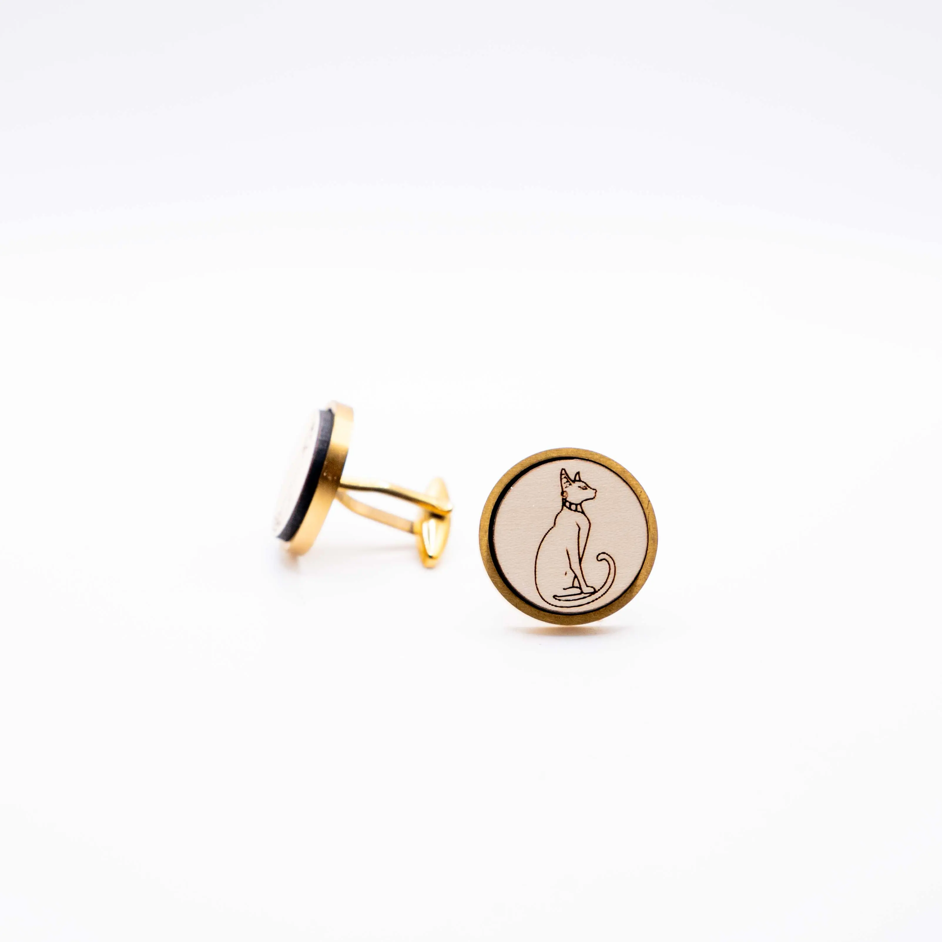 Egyptian Cat Cufflinks