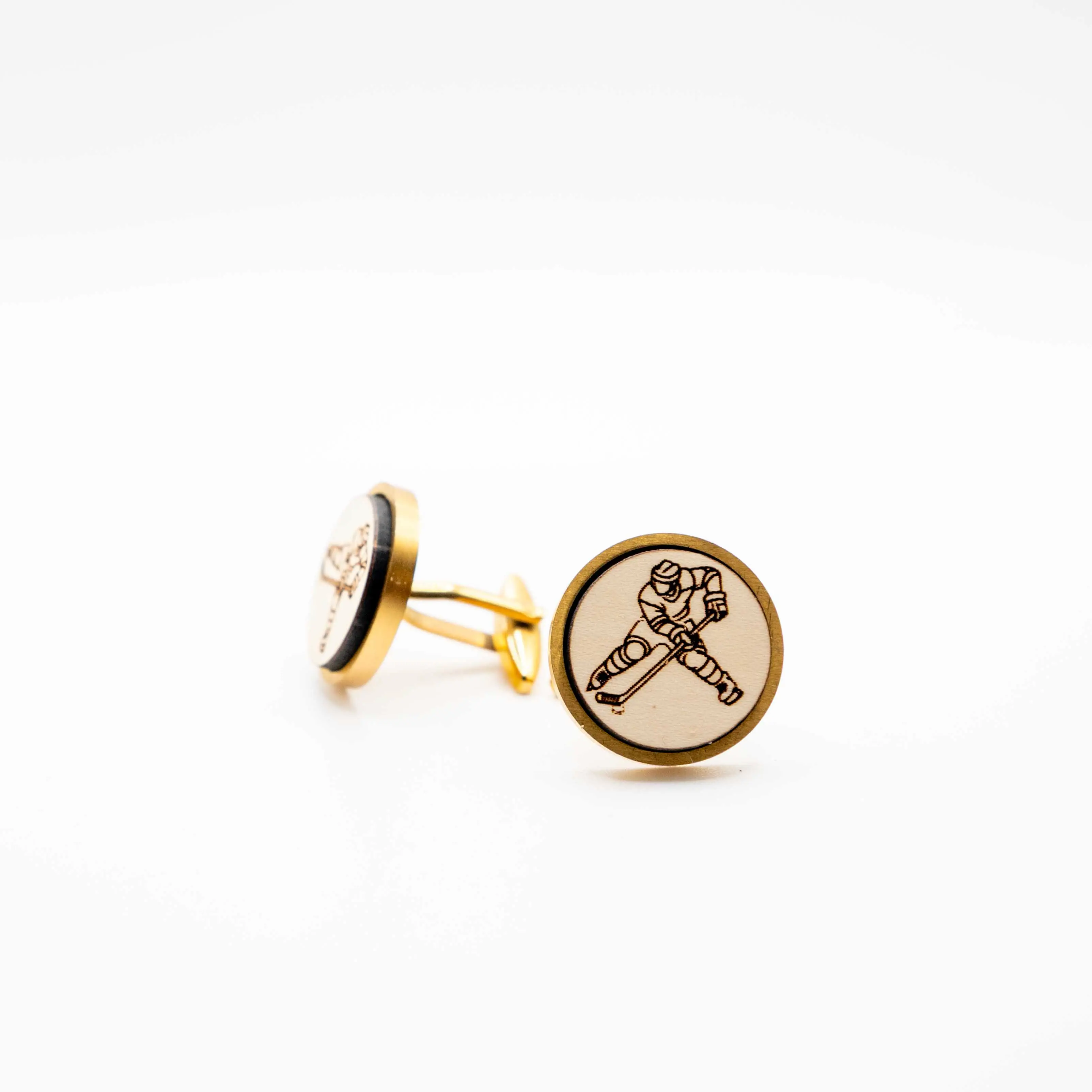 Hockey Player Cufflinks