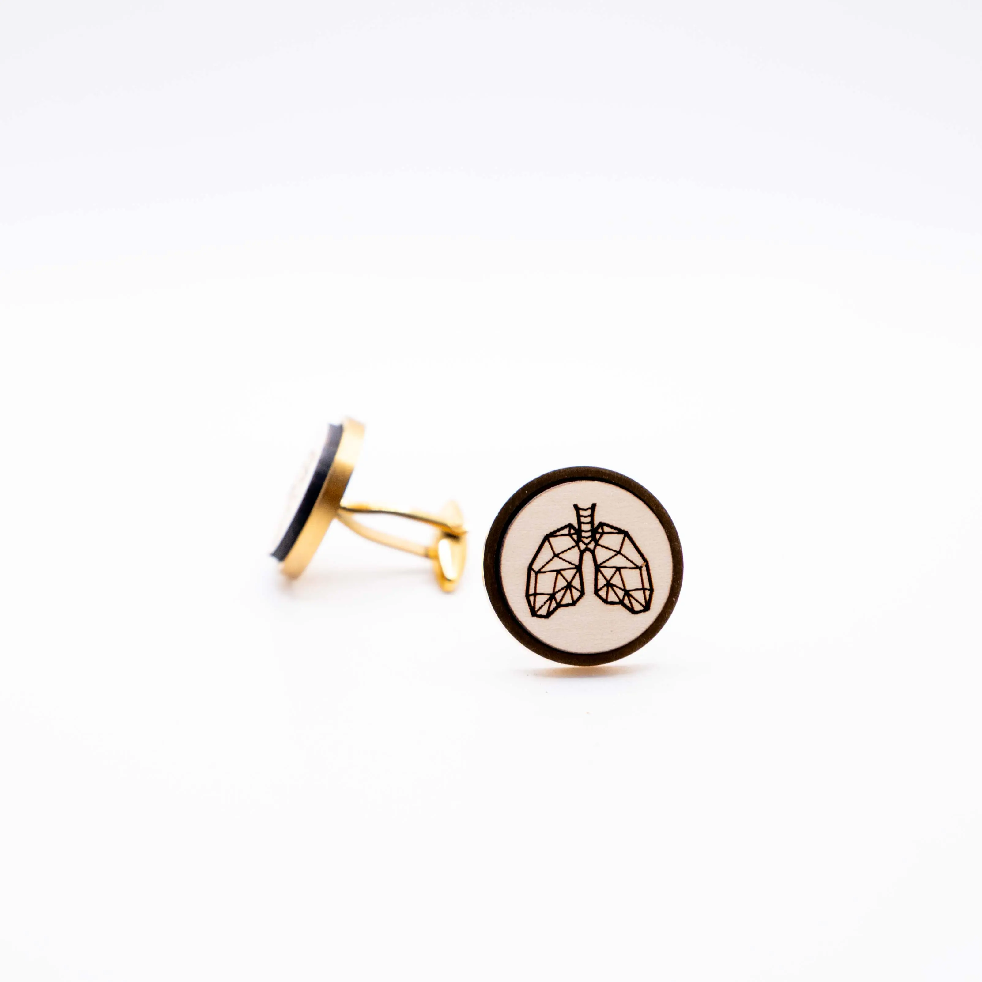 Lungs Cufflinks