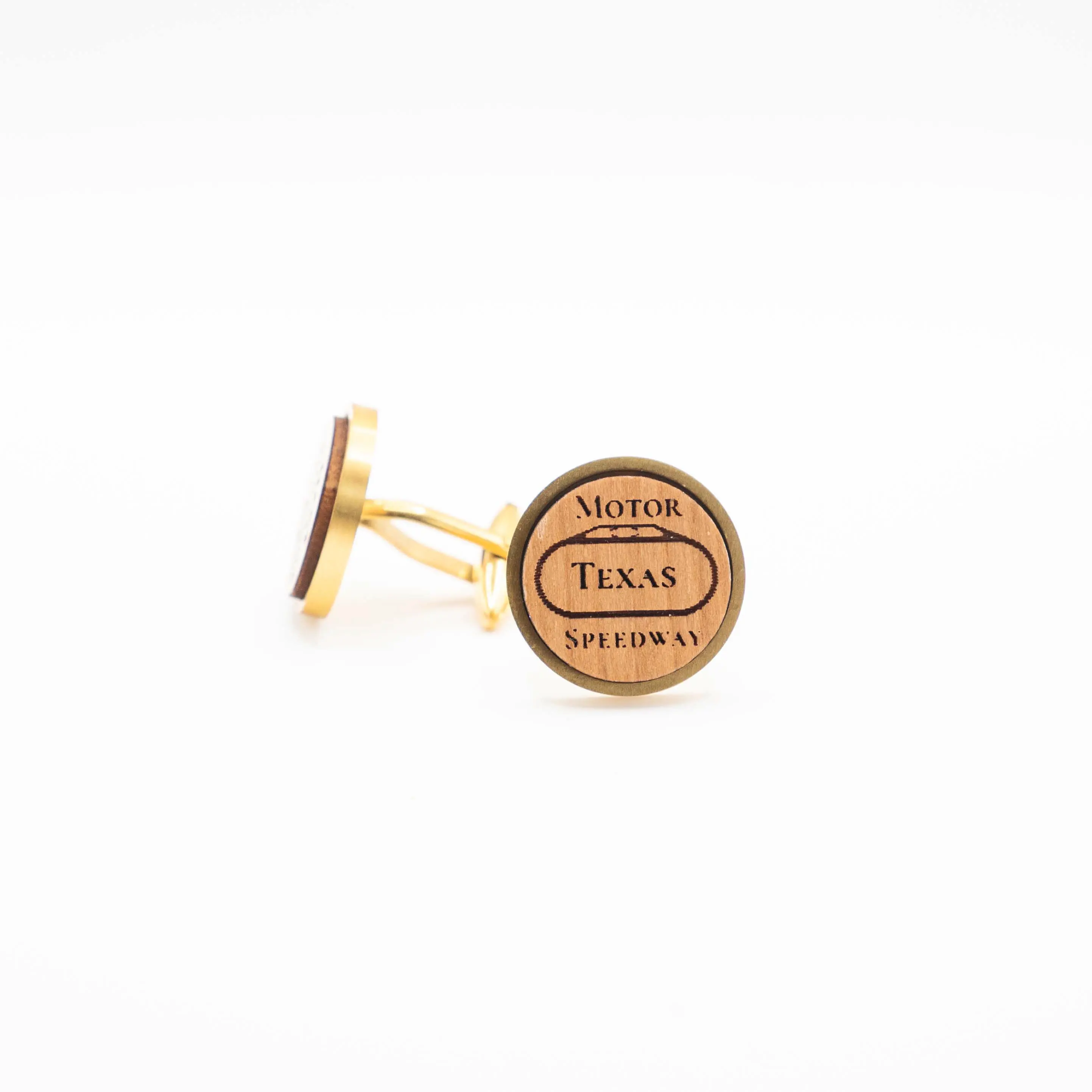 Nascar Texas Speedway Wooden Cufflinks