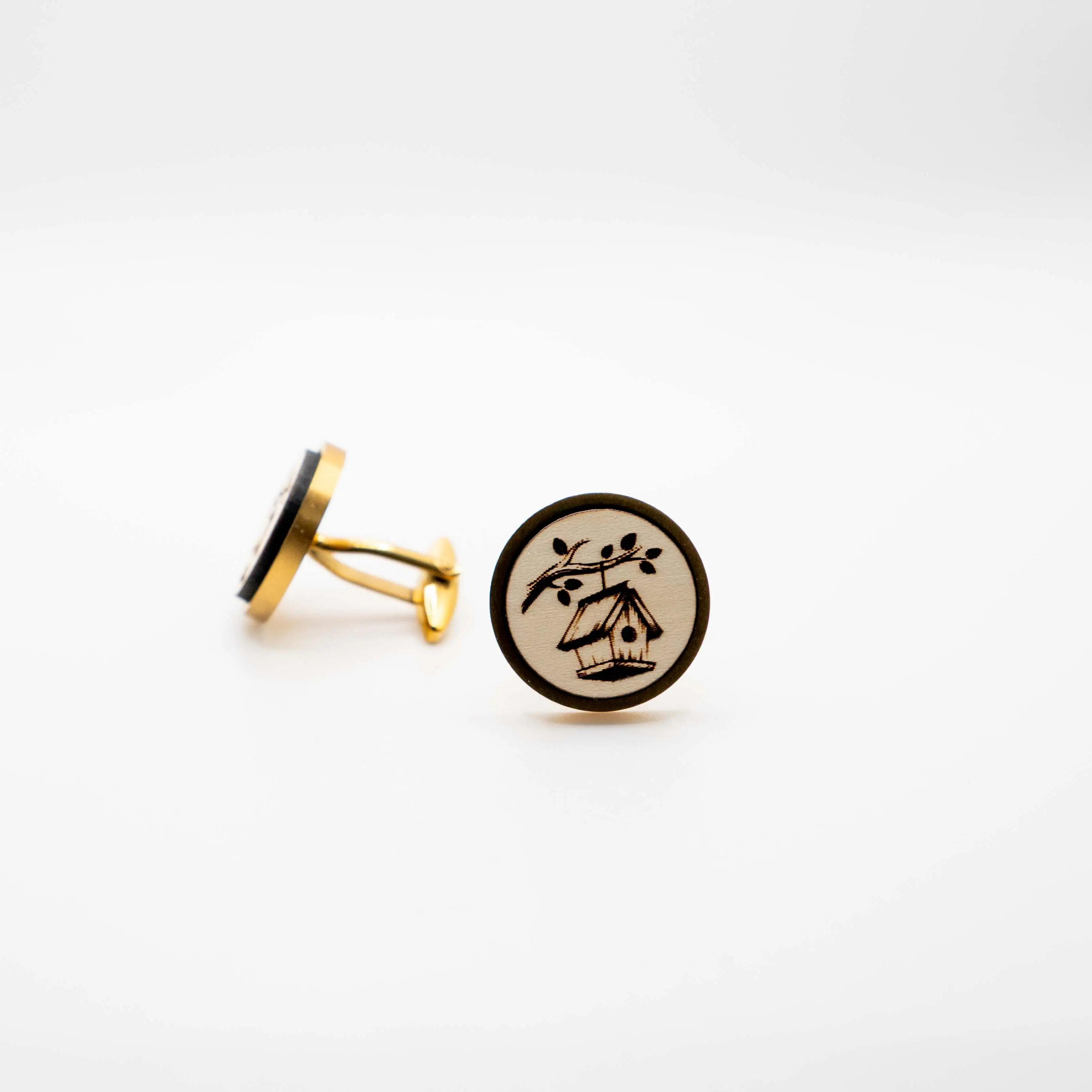 Birdhouse Cufflinks