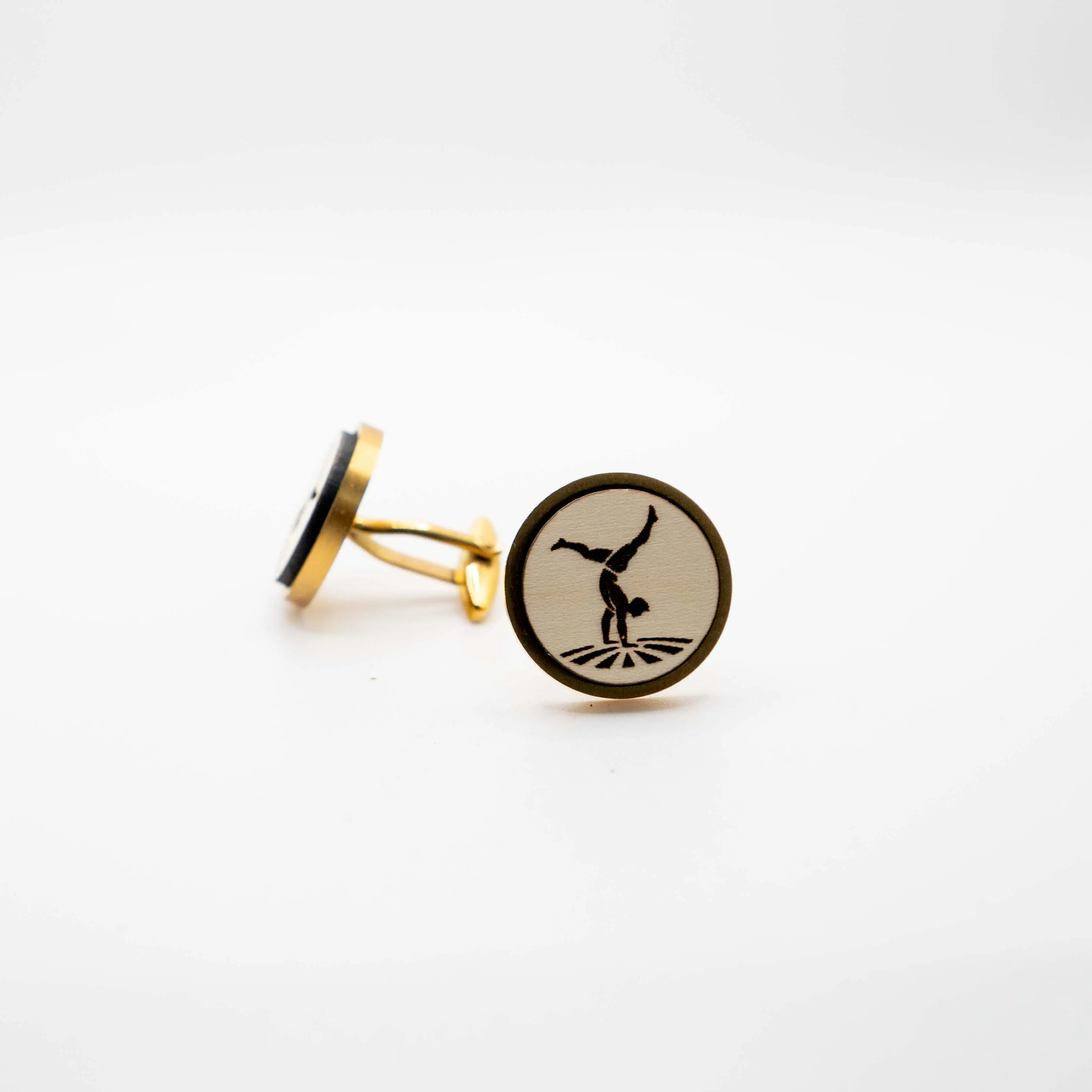 Gymnastic Headstand Cufflinks