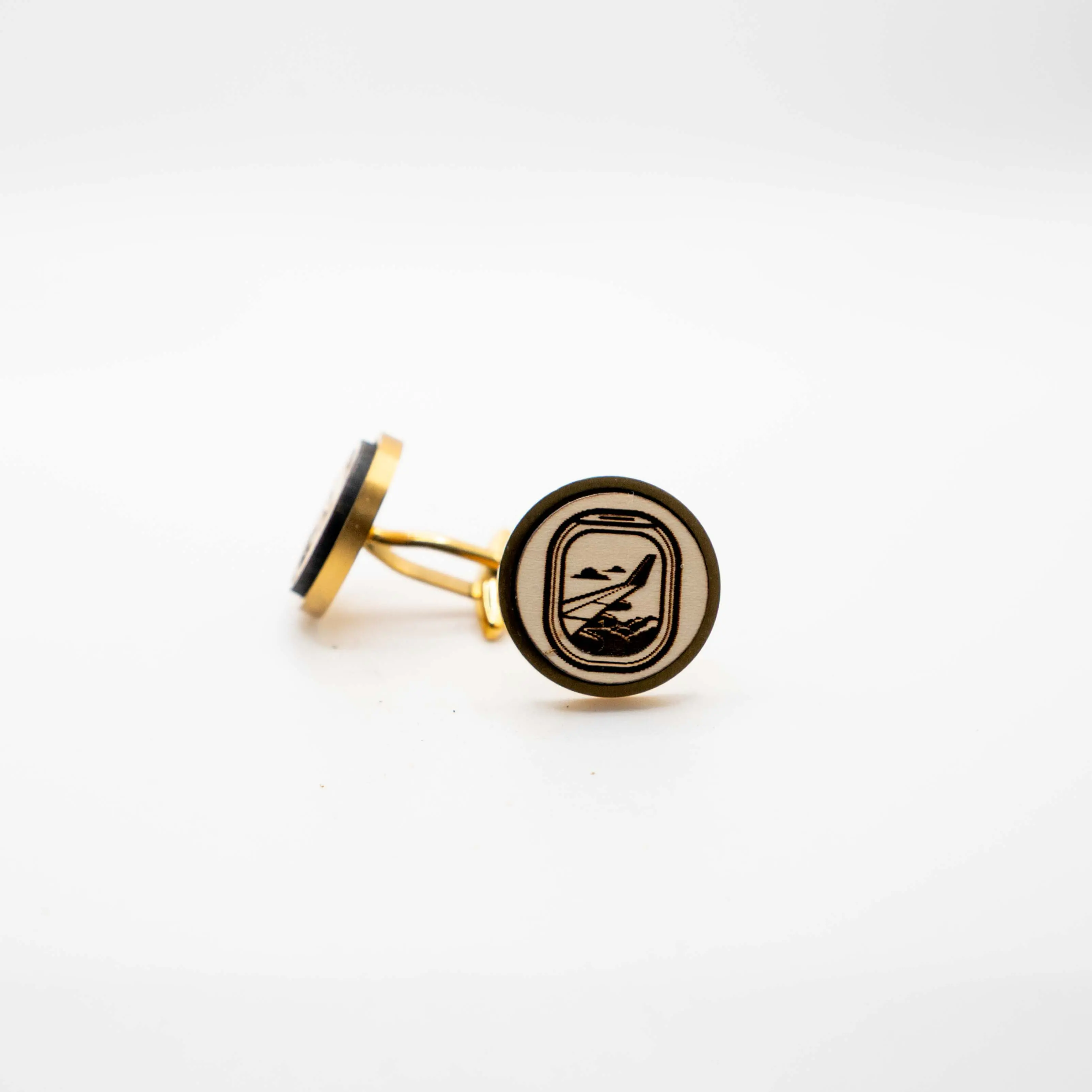 Airplane Window Cufflinks