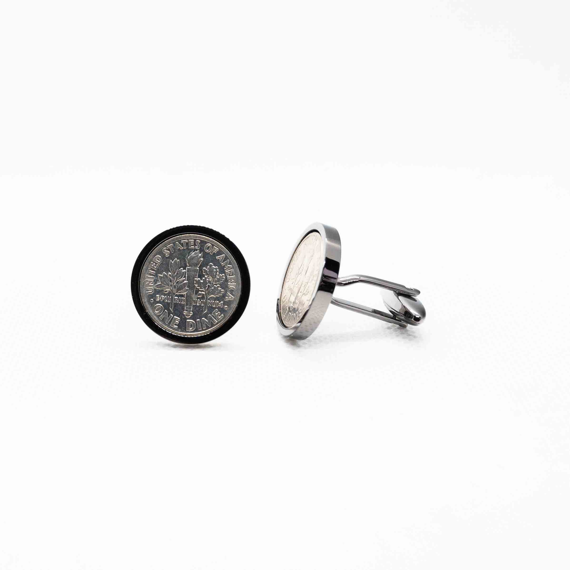 United States One Dime Coin Cufflink