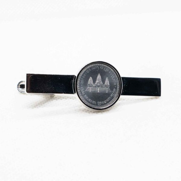Cambodia 100 Riels- Norodom Sihanouk Tie Clips - Image 5