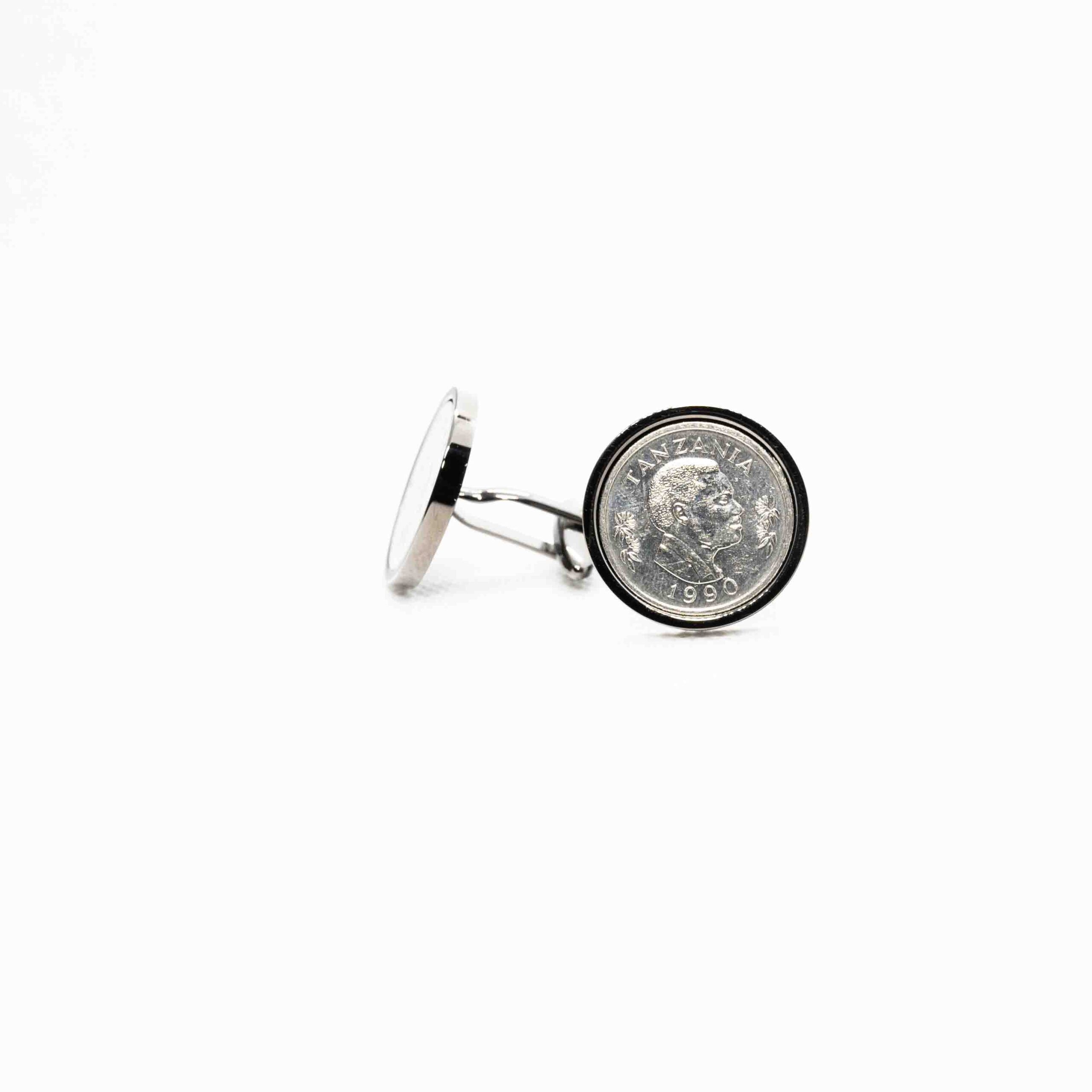 Tanzania 50 Senti  Coin Cufflink