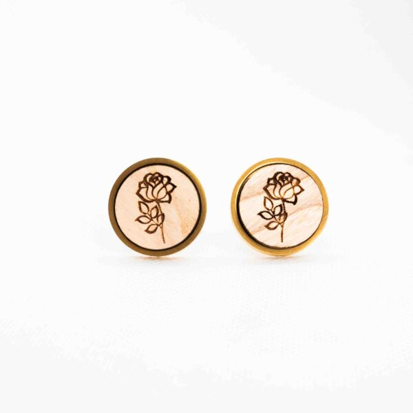 Rose Wooden III Cufflinks - Image 9